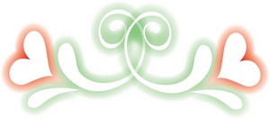 acclaim clipart: graphic with a flower and heart design